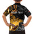Personalised Papua New Guinea Family Matching Short Sleeve Bodycon Dress and Hawaiian Shirt Happy 50th Independence Anniversary - Polynesian Pride