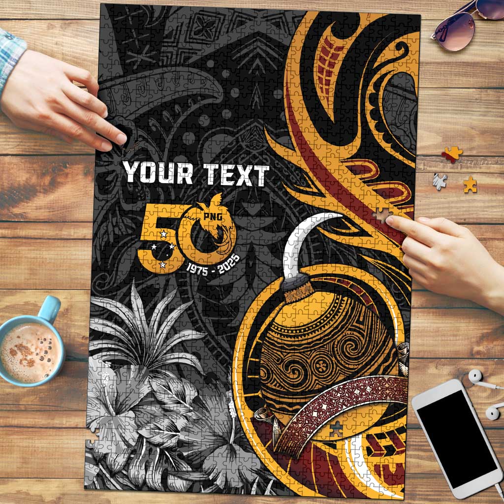 Papua New Guinea Puzzle Happy 50th Independence Anniversary - Polynesian Pride