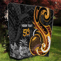 Personalised Papua New Guinea Quilt Happy 50th Independence Anniversary - Polynesian Pride