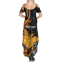 Personalised Papua New Guinea Summer Maxi Dress Happy 50th Independence Anniversary - Polynesian Pride
