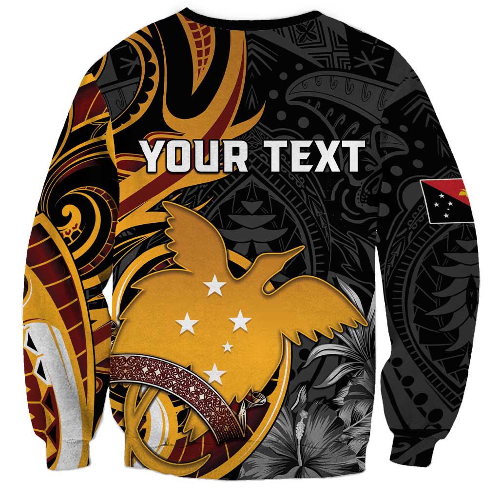 Personalised Papua New Guinea Sweatshirt Happy 50th Independence Anniversary - Polynesian Pride