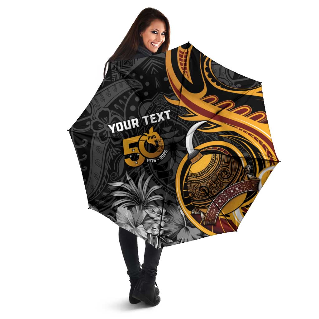 Papua New Guinea Umbrella Happy 50th Independence Anniversary - Polynesian Pride