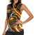 Personalised Papua New Guinea Women Sleeveless Polo Shirt Happy 50th Independence Anniversary - Polynesian Pride