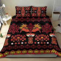 Papua Batik Motif Bedding Set Papua Spirit Black Version - Polynesian Pride
