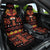 Papua Batik Motif Car Seat Cover Papua Spirit Black Version - Polynesian Pride