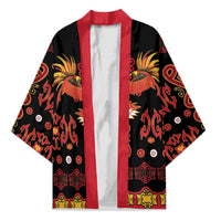 Papua Batik Motif Kimono Papua Spirit Black Version - Polynesian Pride