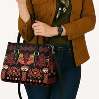 Papua Batik Motif Leather Bag Papua Spirit Black Version - Polynesian Pride