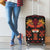Papua Batik Motif Luggage Cover Papua Spirit Black Version - Polynesian Pride