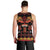 Papua Batik Motif Men Tank Top Papua Spirit Black Version - Polynesian Pride