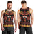 Papua Batik Motif Men Tank Top Papua Spirit Black Version - Polynesian Pride