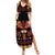 Papua Batik Motif Summer Maxi Dress Papua Spirit Black Version - Polynesian Pride