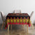 Papua Batik Motif Tablecloth Papua Spirit Black Version - Polynesian Pride