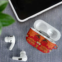Papua Batik Motif AirPods Case Papua Spirit Red Version - Polynesian Pride