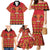 Papua Batik Motif Family Matching Mermaid Dress and Hawaiian Shirt Papua Spirit Red Version - Polynesian Pride
