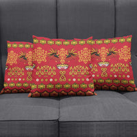 Papua Batik Motif Pillow Cover Papua Spirit Red Version - Polynesian Pride