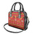 Papua Batik Motif Shoulder Handbag Papua Spirit Red Version - Polynesian Pride