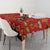 Papua Batik Motif Tablecloth Papua Spirit Red Version - Polynesian Pride