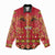 Papua Batik Motif Women Casual Shirt Papua Spirit Red Version - Polynesian Pride
