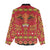 Papua Batik Motif Women Casual Shirt Papua Spirit Red Version - Polynesian Pride