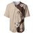 Polynesia Hibiscus Baseball Jersey Cameo Curve Motif - Polynesian Pride
