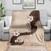 Polynesia Hibiscus Blanket Cameo Curve Motif - Polynesian Pride