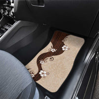 Polynesia Hibiscus Car Mats Cameo Curve Motif - Polynesian Pride