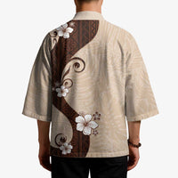 Polynesia Hibiscus Kimono Cameo Curve Motif - Polynesian Pride