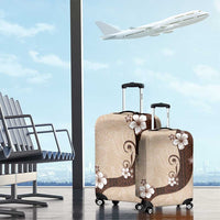Polynesia Hibiscus Luggage Cover Cameo Curve Motif - Polynesian Pride