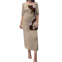 Polynesia Hibiscus Puletasi Cameo Curve Motif - Polynesian Pride