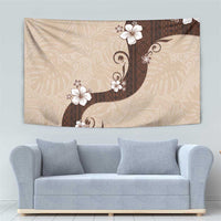 Polynesia Hibiscus Tapestry Cameo Curve Motif - Polynesian Pride