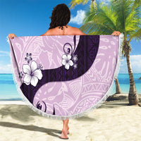Polynesia Hibiscus Beach Blanket Thistle Curve Motif - Polynesian Pride