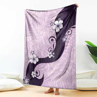 Polynesia Hibiscus Blanket Thistle Curve Motif - Polynesian Pride