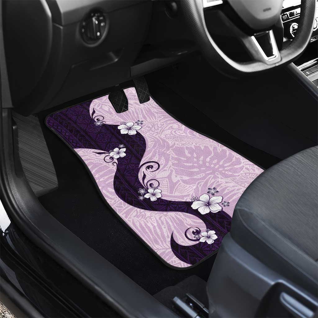 Polynesia Hibiscus Car Mats Thistle Curve Motif - Polynesian Pride