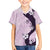 Polynesia Hibiscus Family Matching Long Sleeve Bodycon Dress and Hawaiian Shirt Thistle Curve Motif - Polynesian Pride