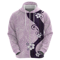 Polynesia Hibiscus Hoodie Thistle Curve Motif - Polynesian Pride