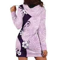 Polynesia Hibiscus Hoodie Dress Thistle Curve Motif - Polynesian Pride