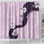 Polynesia Hibiscus Shower Curtain Thistle Curve Motif - Polynesian Pride