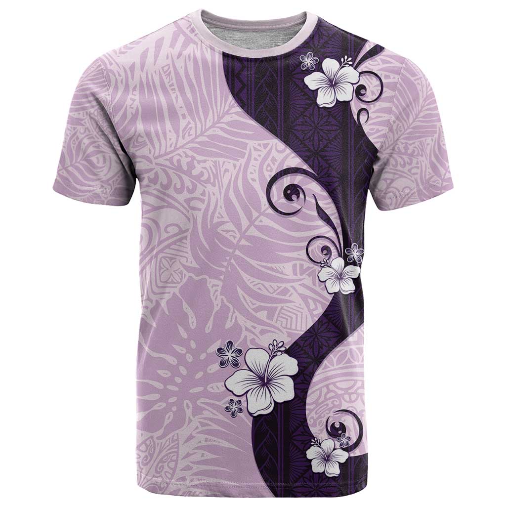 Polynesia Hibiscus T Shirt Thistle Curve Motif - Polynesian Pride