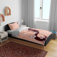 Polynesia Hibiscus Bedding Set Rose Bud Curve Motif - Polynesian Pride