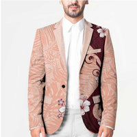 Polynesia Hibiscus Blazer Rose Bud Curve Motif - Polynesian Pride