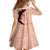 Polynesia Hibiscus Family Matching Off The Shoulder Long Sleeve Dress and Hawaiian Shirt Rose Bud Curve Motif - Polynesian Pride