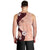 Polynesia Hibiscus Men Tank Top Rose Bud Curve Motif - Polynesian Pride