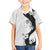 Polynesia Hibiscus Family Matching Tank Maxi Dress and Hawaiian Shirt White Curve Motif - Polynesian Pride