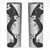 Polynesia Hibiscus Skinny Tumbler White Curve Motif - Polynesian Pride