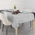 Polynesia Hibiscus Tablecloth White Curve Motif - Polynesian Pride