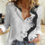 Polynesia Hibiscus Women Casual Shirt White Curve Motif - Polynesian Pride