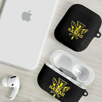 Aloha Hawaii Kahili AirPods Case Kanaka Maoli With Kakau Pattern