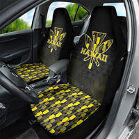 Aloha Hawaii Kahili Car Seat Cover Kanaka Maoli With Kakau Pattern