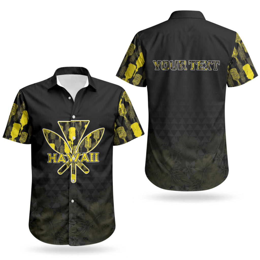 Personalised Aloha Hawaii Kahili Couples Matching Mermaid Dress and Hawaiian Shirt Kanaka Maoli With Kakau Pattern