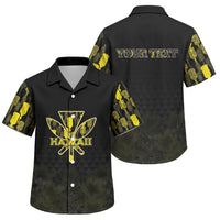 Personalised Aloha Hawaii Kahili Family Matching Puletasi and Hawaiian Shirt Kanaka Maoli With Kakau Pattern
